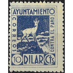 Viñeta. Dilar. 10 Céntimos. Lucha contra el Paro (Nuevo, con señal de fijasellos)