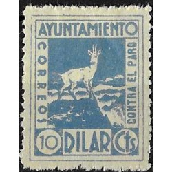 Viñeta. Dilar. 10 Céntimos. Lucha contra el Paro (Nuevo, con señal de fijasellos)