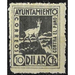 Viñeta. Dilar. 10 Céntimos. Lucha contra el Paro (Nuevo, con señal de fijasellos)