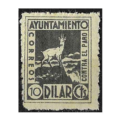 Viñeta. Dilar. 10 Céntimos. Lucha contra el Paro (Nuevo, con señal de fijasellos)