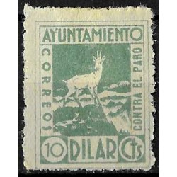 Viñeta. Dilar. 10 Céntimos. Lucha contra el Paro (Nuevo, con señal de fijasellos)