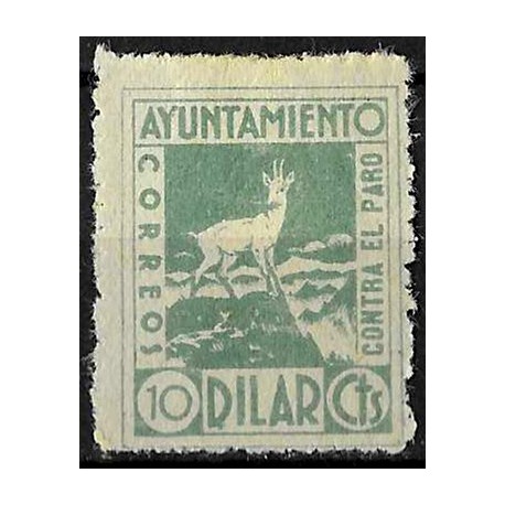 Viñeta. Dilar. 10 Céntimos. Lucha contra el Paro (Nuevo, con señal de fijasellos)