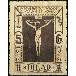 Viñeta. Dilar. 5 Céntimos. Lucha contra el Paro (Nuevo, sin goma)