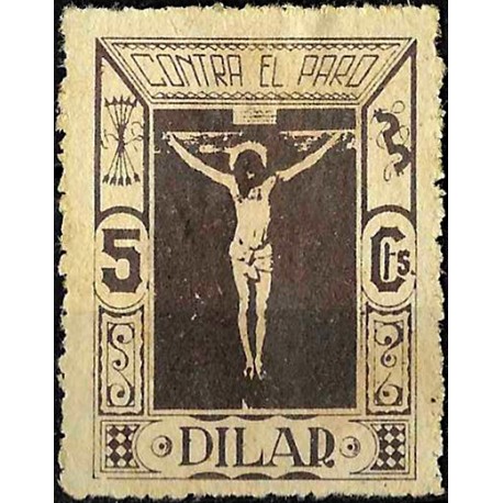 Viñeta. Dilar. 5 Céntimos. Lucha contra el Paro (Nuevo, sin goma)