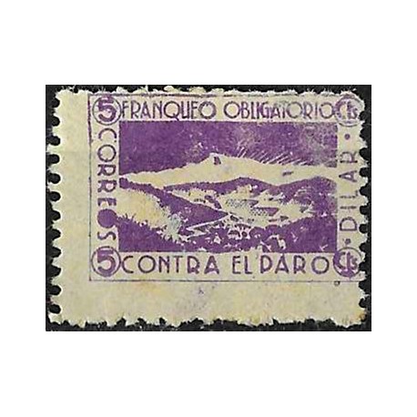 Viñeta. Dilar. 5 Céntimos. Lucha contra el Paro (Nuevo, con señal de fijasellos)