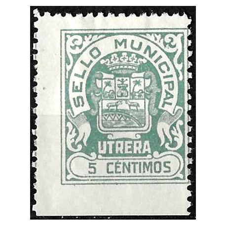 Viñeta. Utrera. 5 Céntimos (Nuevo, sin goma)