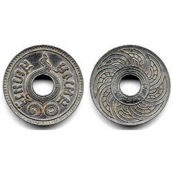 (Y37) Tailandia. 2480. 10 Satang (MBC)