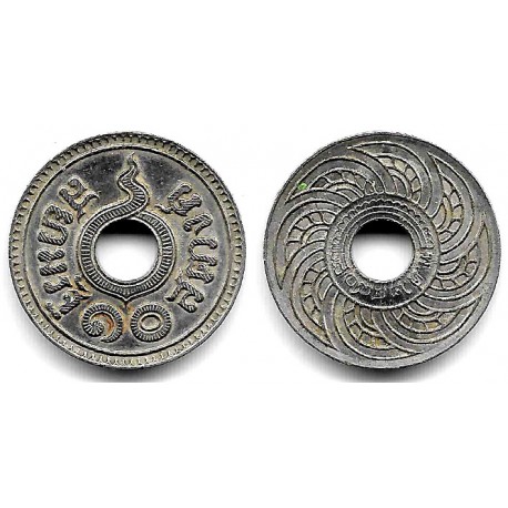 (Y37) Tailandia. 2480. 10 Satang (MBC)