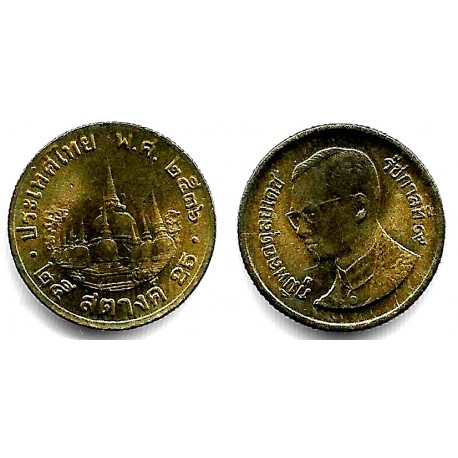 (Y187) Tailandia. 2536. 25 Satang (SC)