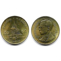 (Y203) Tailandia. 2537. 50 Satang (EBC+)