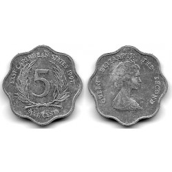 (12) Estados Orientales Caribeños. 1997. 5 Cents (MBC-)
