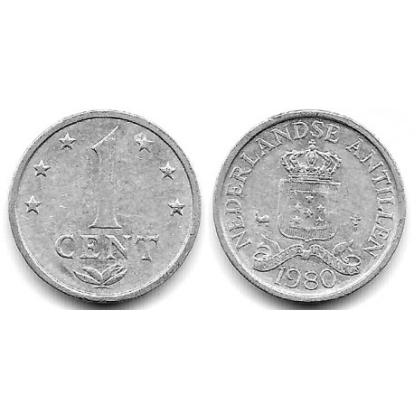 (8a) Antillas Neerlandesas. 1980. 1 Cent (MBC)
