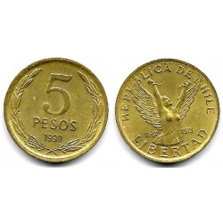 (217.2) Chile. 1990. 5 Pesos (EBC)