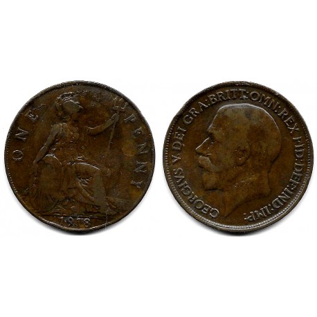 (810) Gran Bretaña. 1918. 1 Penny (BC/BC+)