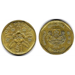 (54b) Singapur. 1989. 1 Dollar (MBC+)