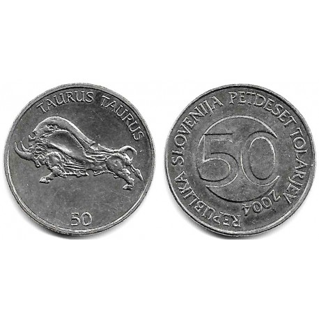 (52) Eslovenia. 2004. 50 Tolarjev (EBC)