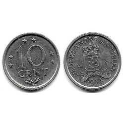 (10) Antillas Neerlandesas. 1971. 10 Cents (MBC)