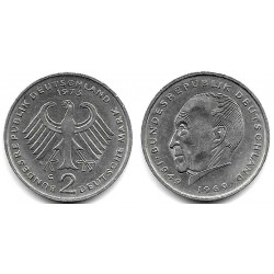 (124) Alemania. 1973(G). 2 Mark (MBC+)