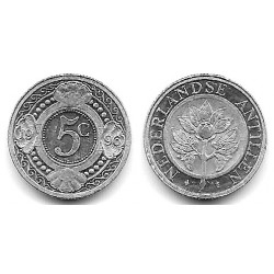 (33) Antillas Neerlandesas. 1996. 5 Cents (SC)