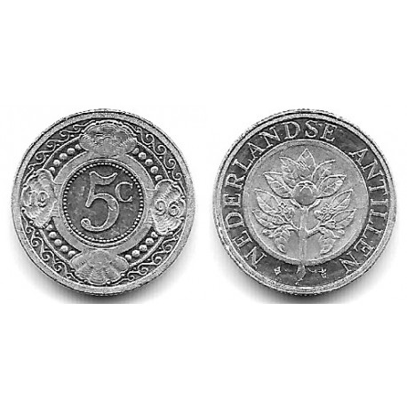 (33) Antillas Neerlandesas. 1996. 5 Cents (SC)