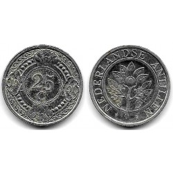 (35) Antillas Neerlandesas. 1991. 25 Cents (MBC)