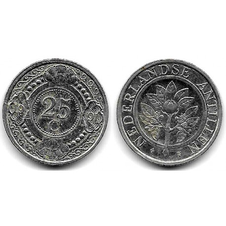 (35) Antillas Neerlandesas. 1991. 25 Cents (MBC)