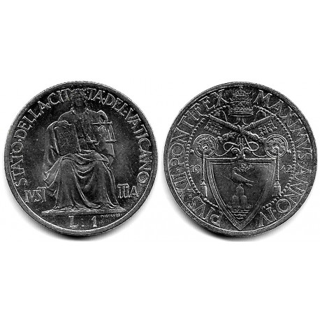 (34) Ciudad del Vaticano. 1942. 1 Lira (SC)