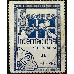 Viñeta. Socorro Rojo Internacional. Sección de Guerra. 2 Pesetas (Usado)