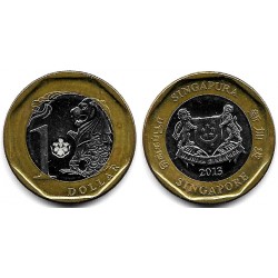 (314) Singapur. 2013. 1 Dollar (MBC+)