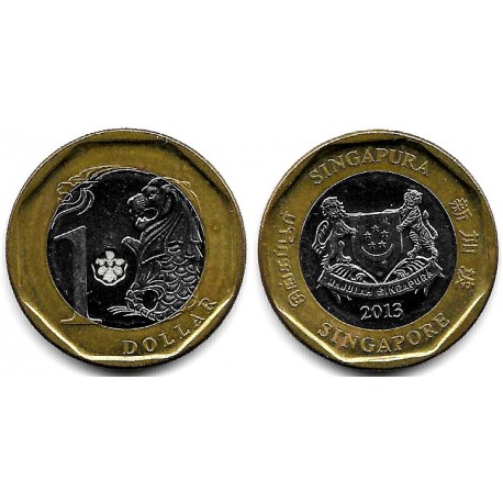 (314) Singapur. 2013. 1 Dollar (MBC+)