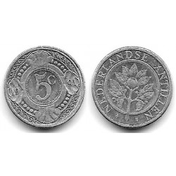 (33) Antillas Neerlandesas. 1991. 5 Cents (MBC)