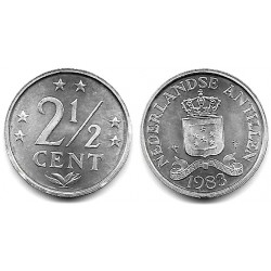 (9a) Antillas Neerlandesas. 1983. 2½ Cents (SC)