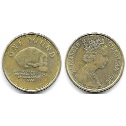 (1091) Gibraltar. 2009. 1 Pound (MBC-)
