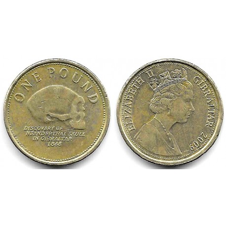 (1091) Gibraltar. 2009. 1 Pound (MBC-)