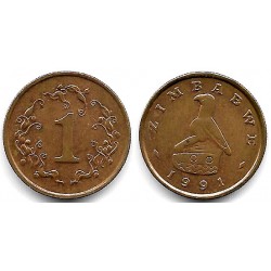 (1a) Zimbabue. 1991. 1 Cent (MBC+)