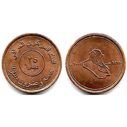 (175) Iraq. 2004. 25 Dinars (SC)
