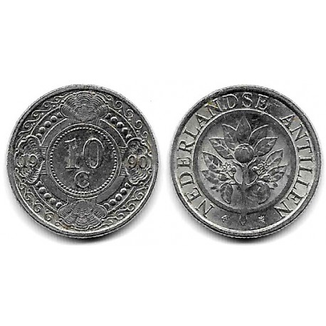 (34) Antillas Neerlandesas. 1990. 10 Cents (EBC-)