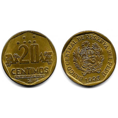 (306.1) Perú. 1993. 20 Céntimos (SC)