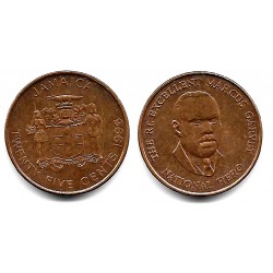 (167) Jamaica. 1996. 25 Cents (EBC)