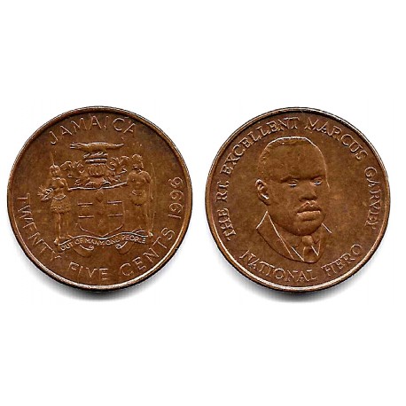 (167) Jamaica. 1996. 25 Cents (EBC)