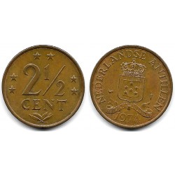 (9) Antillas Neerlandesas. 1974. 2½ Cents (MBC+)