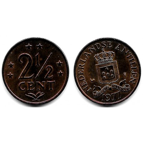 (9) Antillas Neerlandesas. 1977. 2½ Cents (EBC)