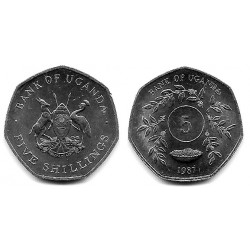(29) Uganda. 1987. 5 Shillings (SC)