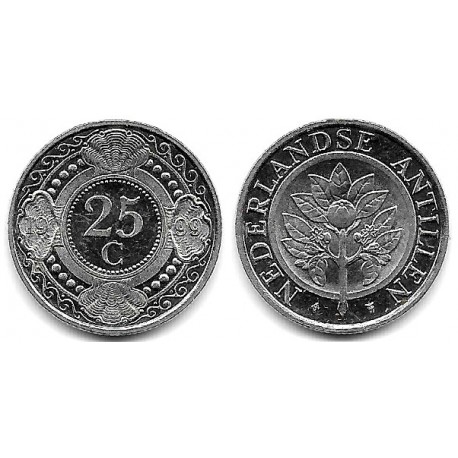 (35) Antillas Neerlandesas. 1999. 25 Cents (SC)