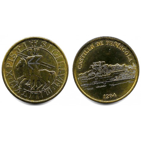 Medalla Conmemorativa de Castillo de Peñíscola (EBC) 30mm