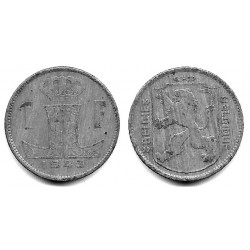 (128) Bélgica. 1943. 1 Franc (BC)