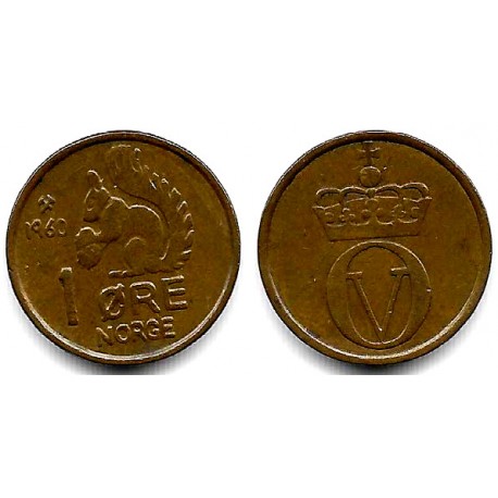 (403) Noruega. 1960. 1 Ore (MBC)
