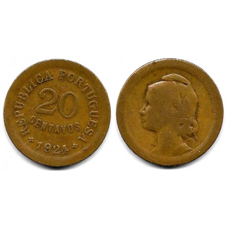 (574) Portugal. 1924. 20 Centavos (BC)