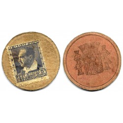 España (II República). Sin Fecha. 5 Céntimos (BC)