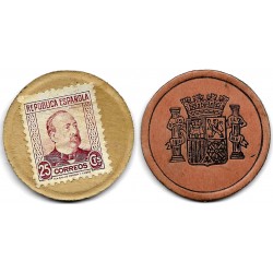 España (II República). Sin Fecha. 25 Céntimos (MBC)